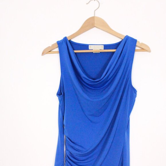 *Michael Michael Kors Cobalt Blue Sleeveless Blouse - Picture 4 of 6